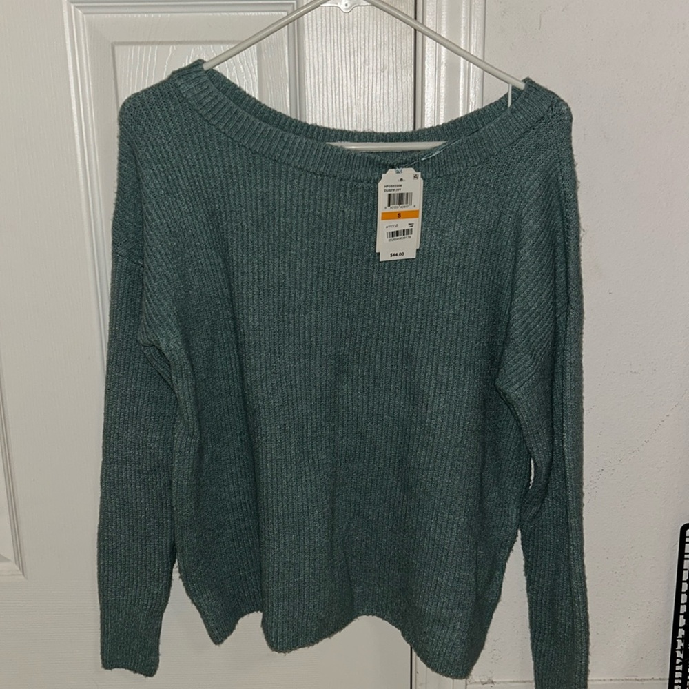 Green/blue Hippie Rose Sweater